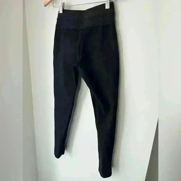 Zara Womens Black High-Waisted Stretchy Office Work  Casual Leggings 26 - Picture 8 of 8